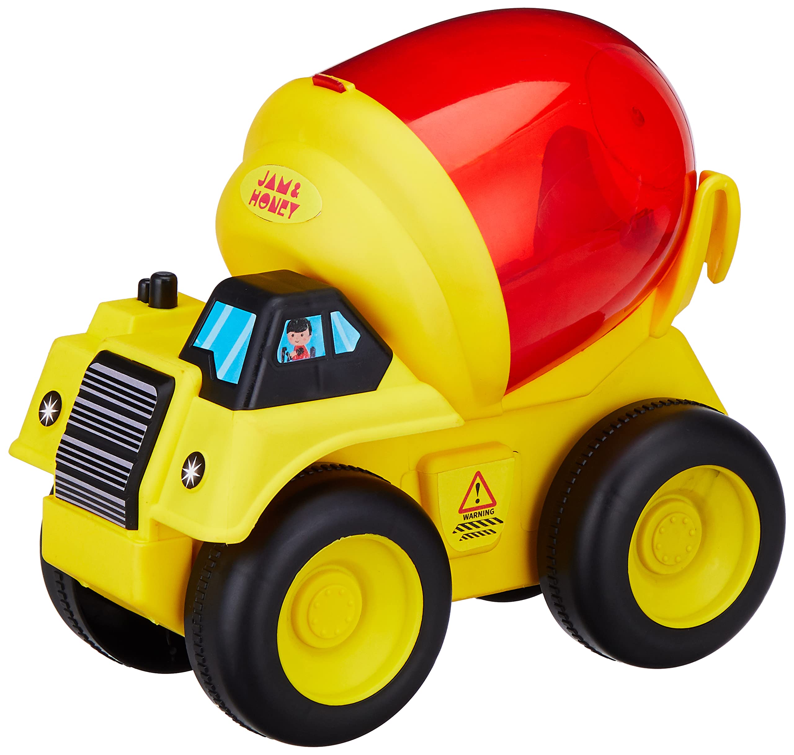 Amazon Brand - Jam & Honey Kid - Friction Toy|Concrete Truck,Yellow (B0BZ7X6VD9) Amazon Price History, Amazon Price Tracker