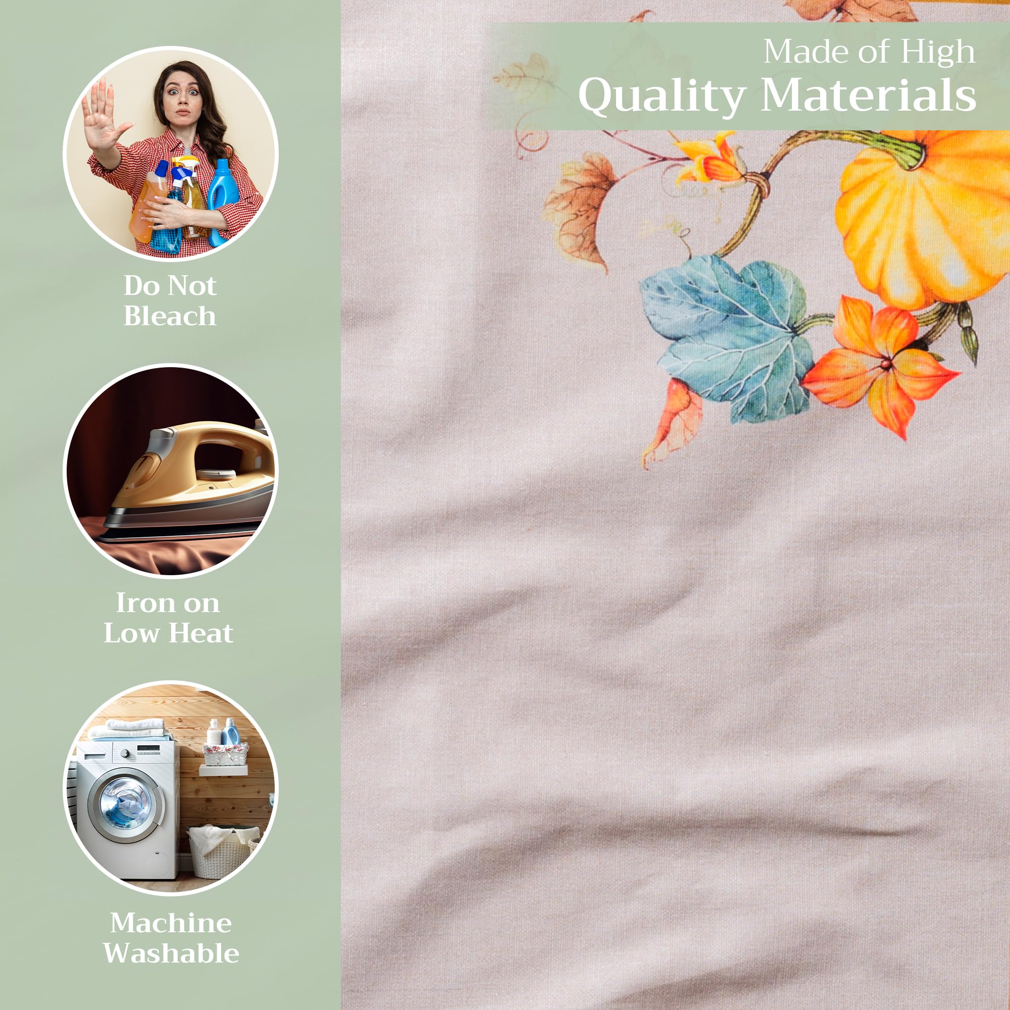 Maison d' Hermine Colmar 100% katoenen tafelkleed voor keuken | Diner | tafelblad | Decoratiefeesten | Bruiloften | lente/zomer/Zomer (rechthoek, 160 cm x 220 cm) Moederdag