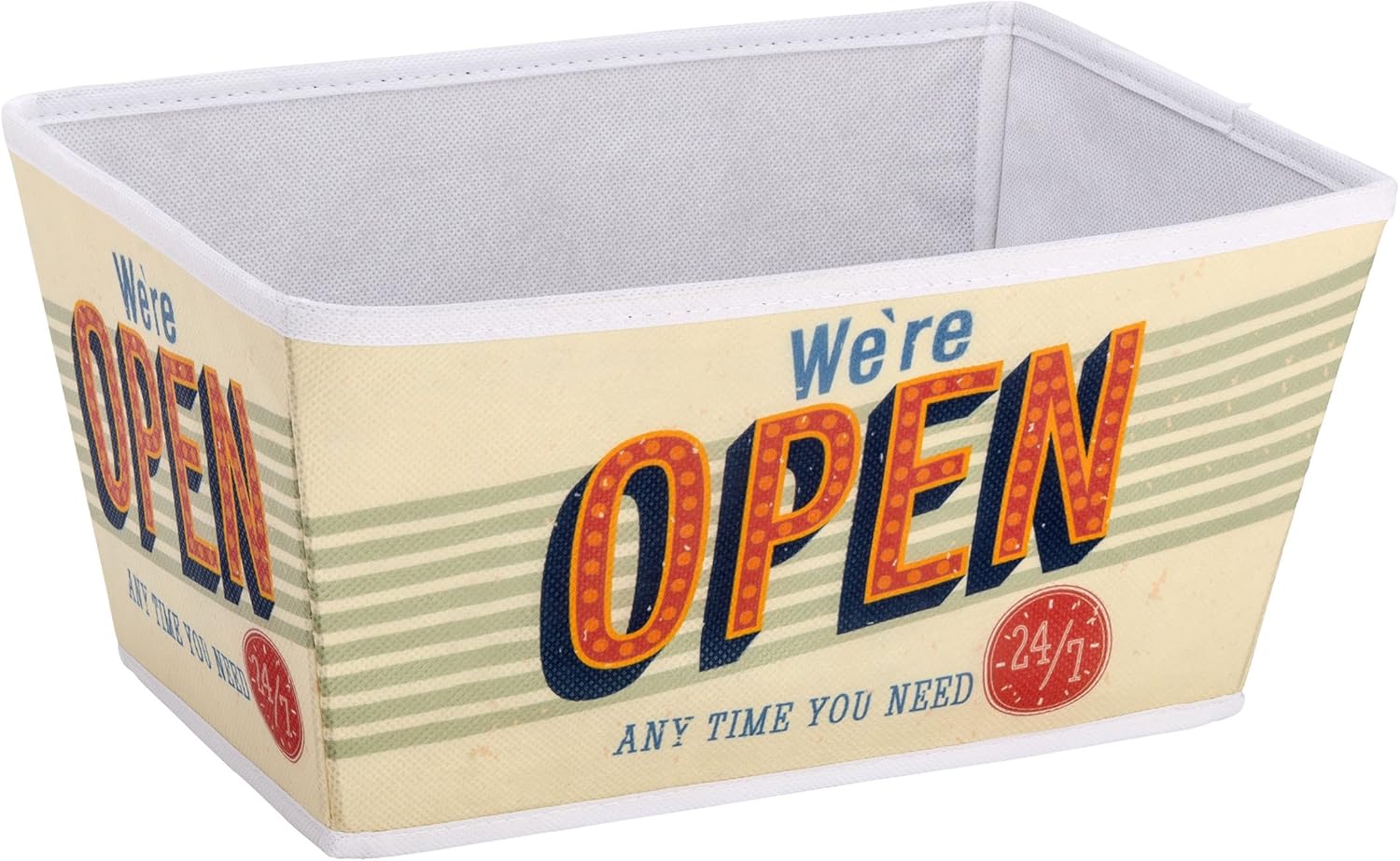 Wenko 21609100 Vintage Open Storage Basket Medium