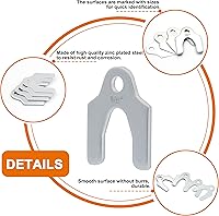 Vista 3 de ISPINNER Kit surtido de 48 piezas de alineación automática, cuñas universales de 1/64" 1/32" 1/16" 1/8" para ajustar partes del cuerpo o alineación