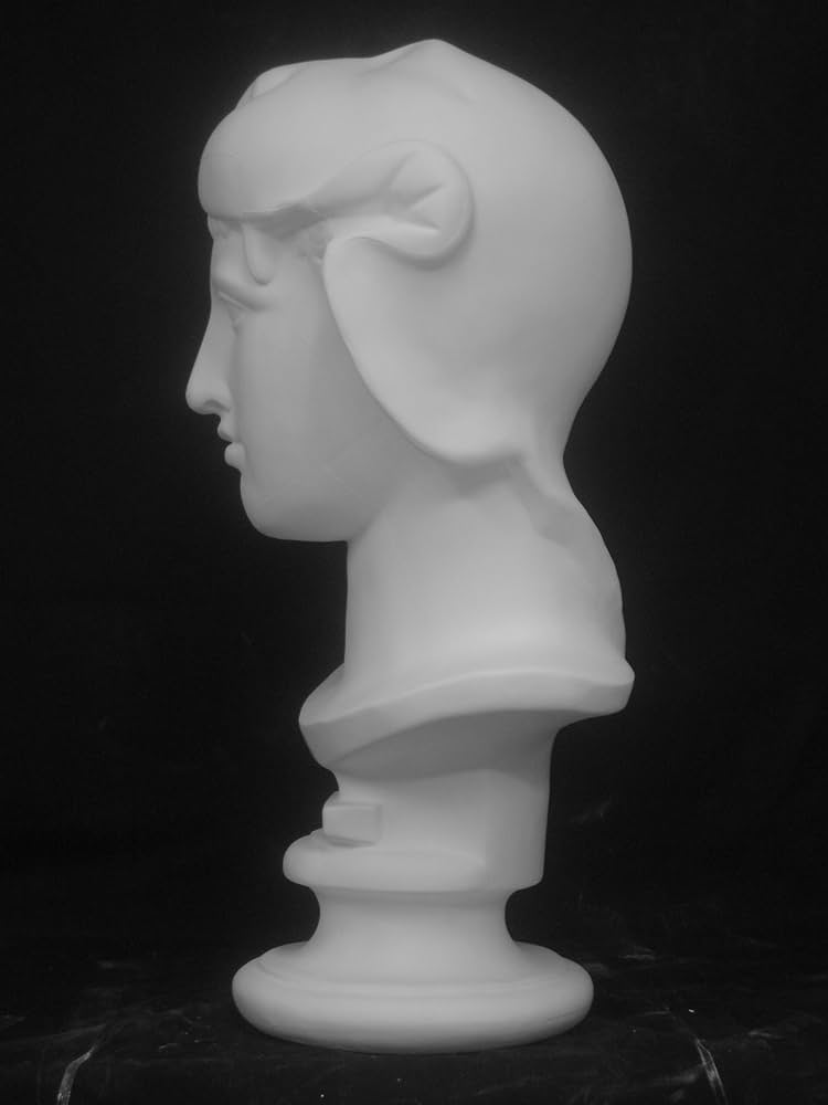 Amazon.co.jp: 石膏像 K－135 獅子冠女神胸像（ヘラクレス） H