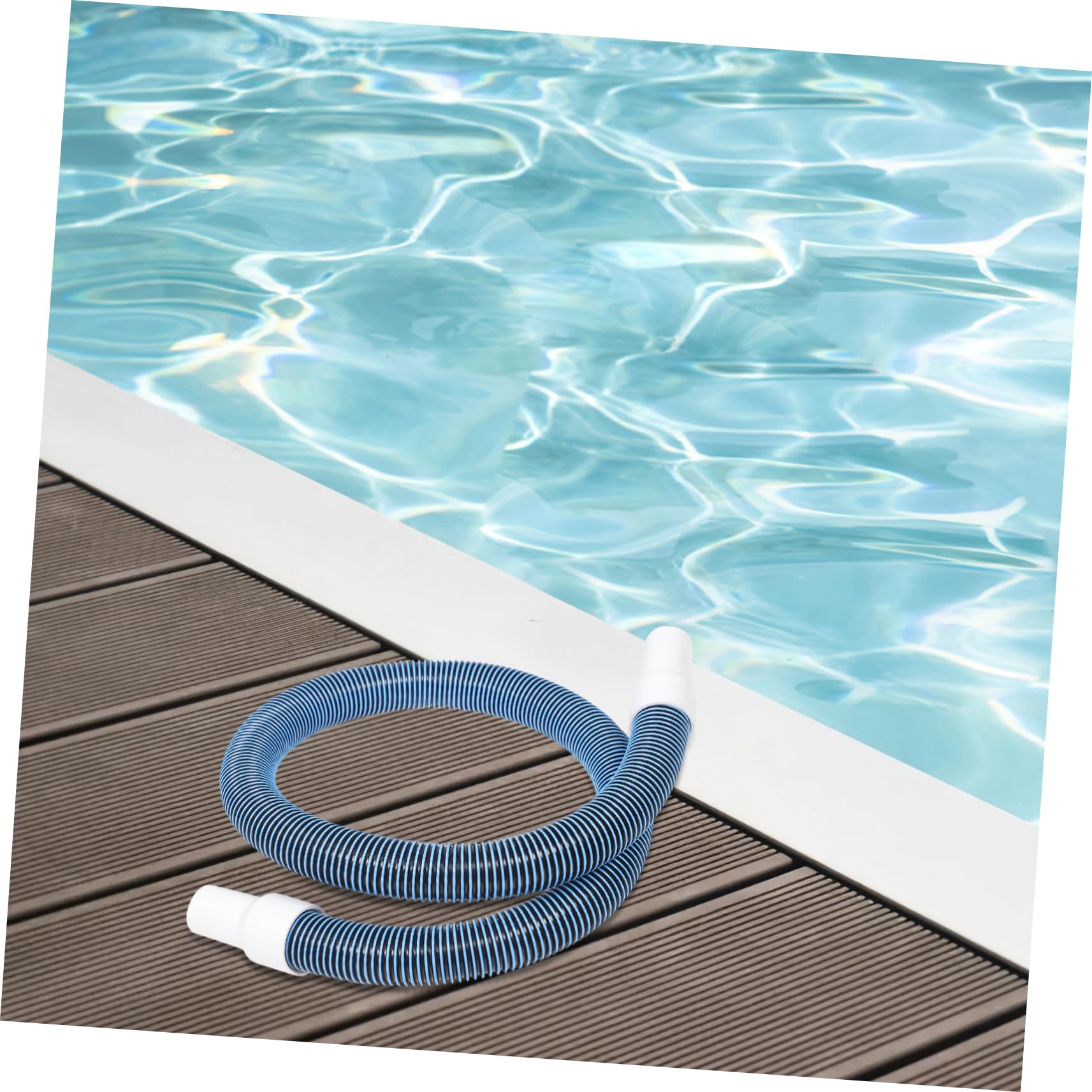 Toddmomy Manguera De Drenaje Portátil Para Piscina Manguera De Repuesto Compatible Piscina Elevada Conectores y Aro Herméticos Resistente Corrosión y Rayos Uv