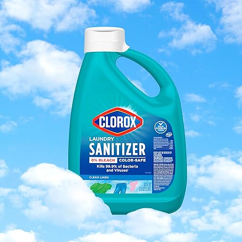 Miniatura 7 de Clorox Desinfectante para ropa sucia, mata el 99.9% de las bacterias que causan olor en la ropa, 80 onzas líquidas, paquete de 2