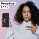 A rtistque Armor Bumper Back Case Cover for Samsung Galaxy A16 5G | Stylish Ring Holder & Inbuilt Stand | Shockproof TPU Protective Design | 360 Degree | Samsung A16 Back Cover - Black gallery image