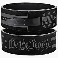 IronInfidel 10mm Leather Lever Weight Lifting Belt for Men - 4" Wide Gym Belt for Powerlifting, Bodybuilding, CrossFit Support
