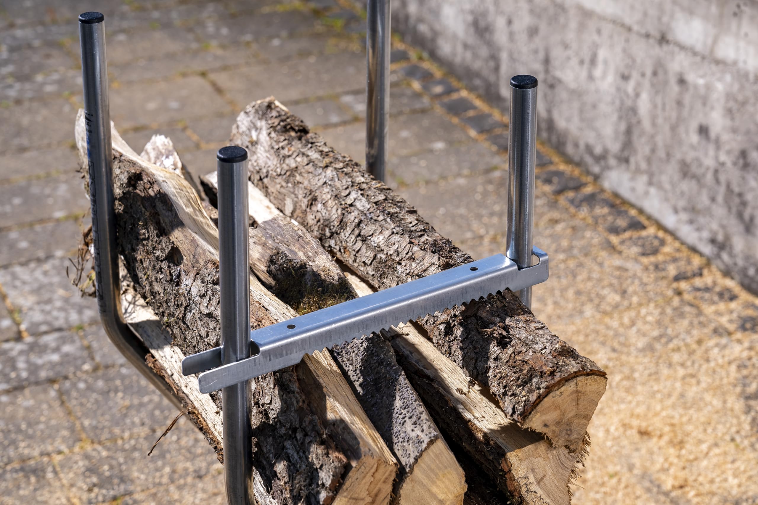 wolfcraft Sägebock Klappbar - Mobile Sägehilfe für Brennholz & Kettensägen