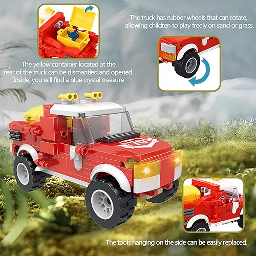 Miniatura 8 de Creator - Bloques de construcción STEM 3 en 1 para niños de 6 a 12 años, robot realista T-RexCyber DinosaurioKit de construcción de ladrillos para