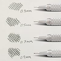 Vista 4 de Lápiz portaminas automático Pentel GraphGear 500, Marrón