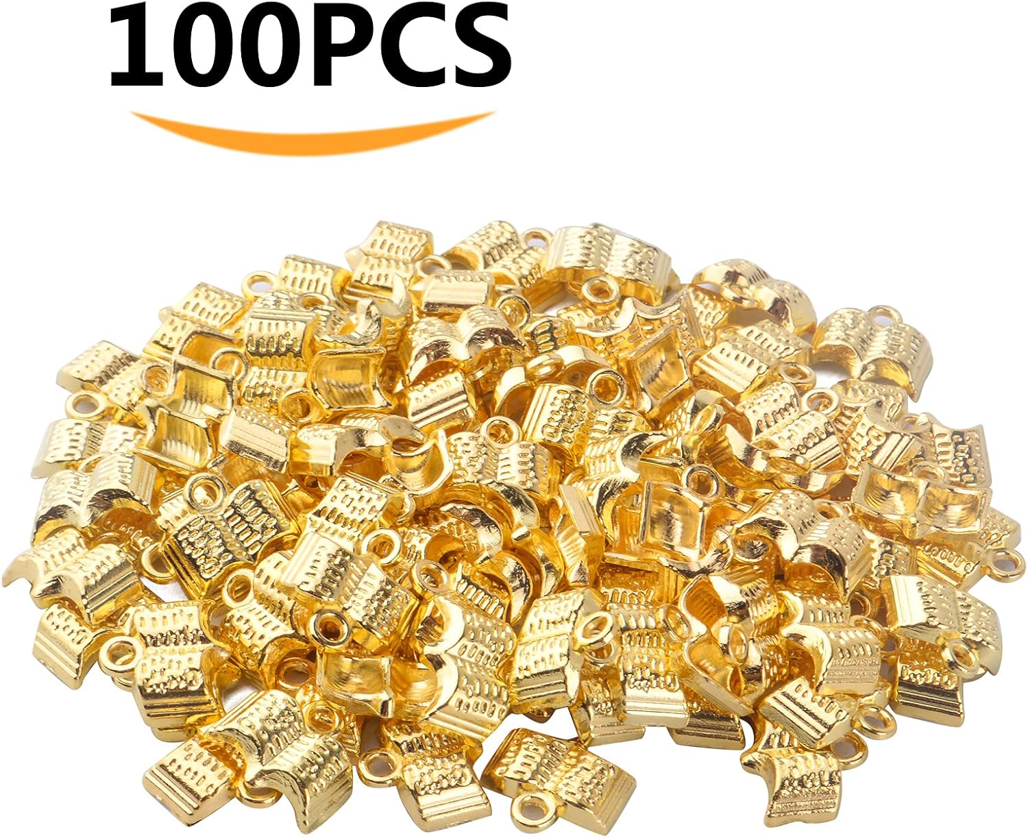 100pcs Open Books Charms Bible Book Charms Book Pendant Charm Craft Supplies for Jewelry DIY Necklace Bracelet Making Accessory - Image 2