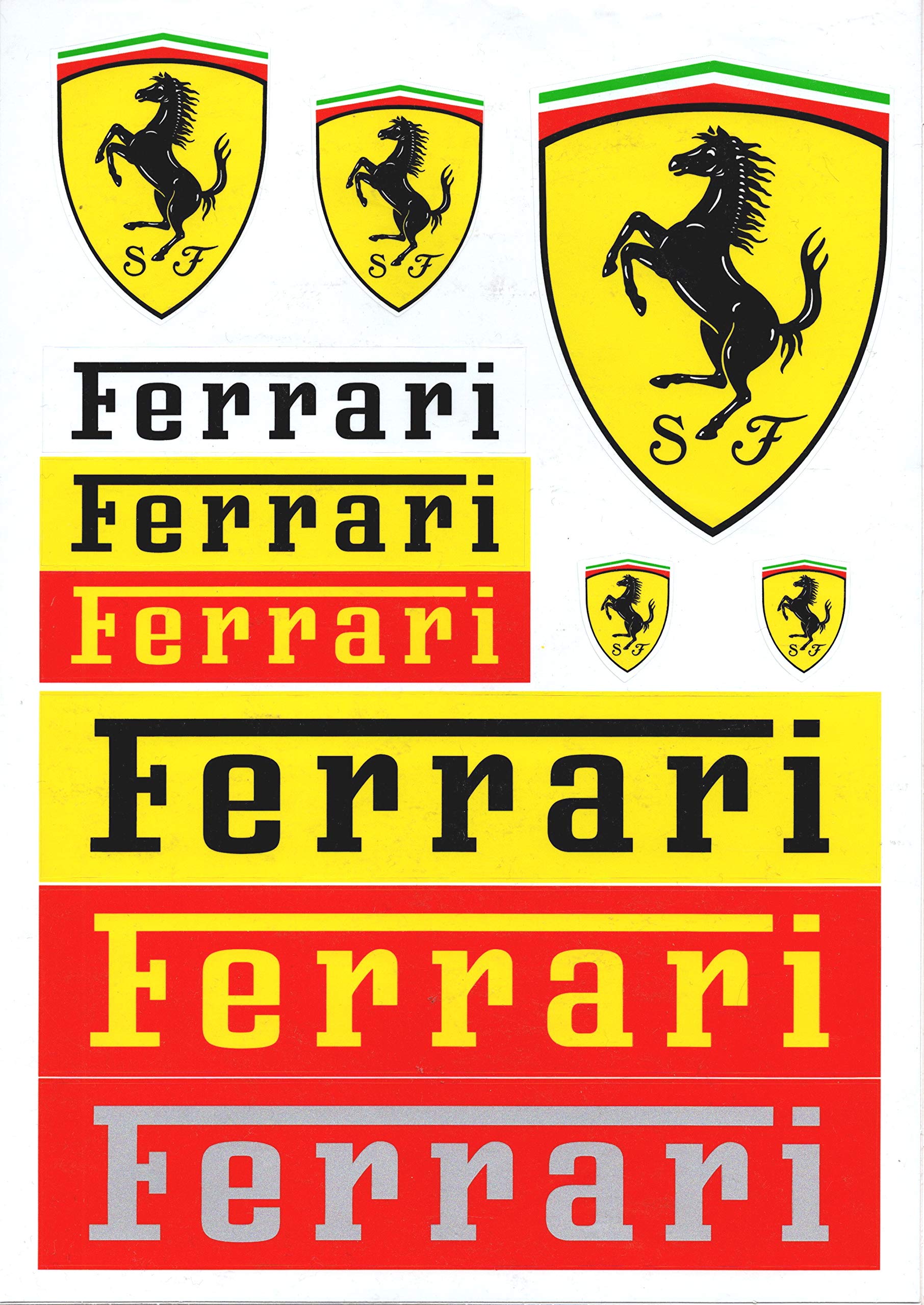 5 Inch Ferrari Emblem Sticker - Car Laptop Decal Italy - Foto 7