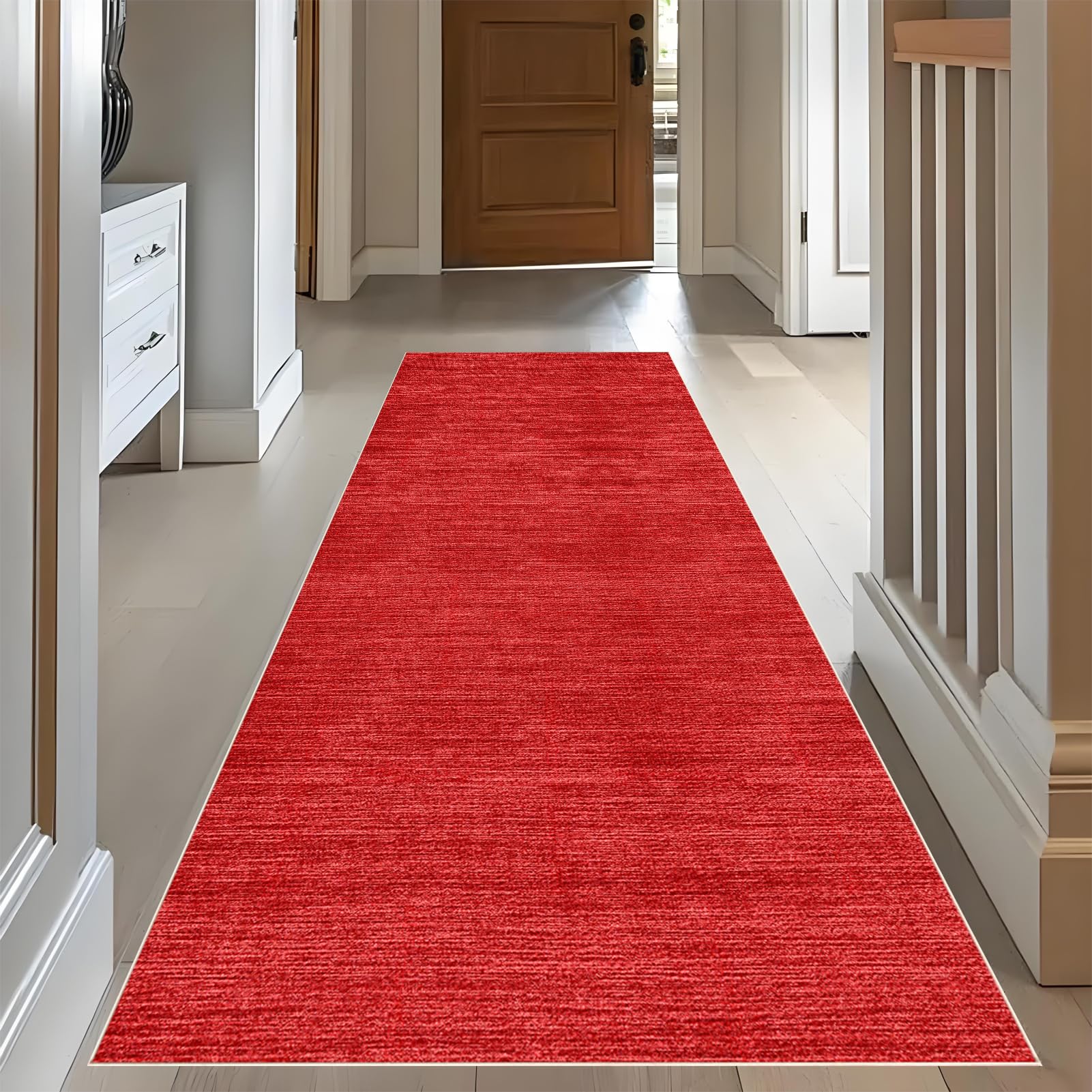 RxueSug Carpet Runners for Hallways Non Slip Long Washable Runner Rugs for Hallway 80 x 160 cm Non Slip Kitchen Runner Long Area Rug Absorbent Carpet Floor Mat Hall Runner Narrow Rugs