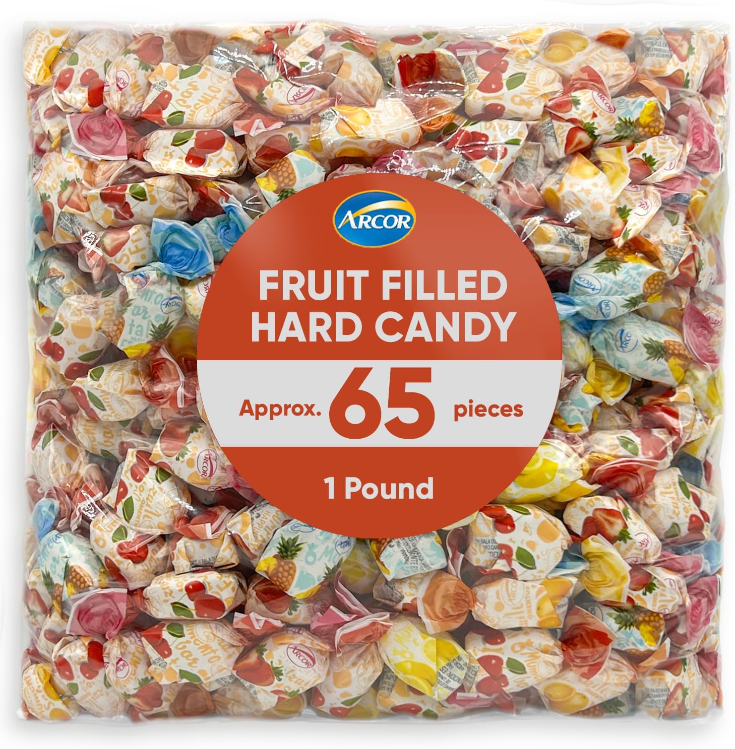 Arcor Fruit Filled Candy Hard Bulk Candy 1 Pound