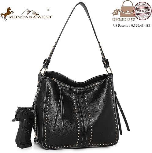 Miniatura 3 de Montana West Hobo Bag Concealed Carry Purses and Handbags for Women