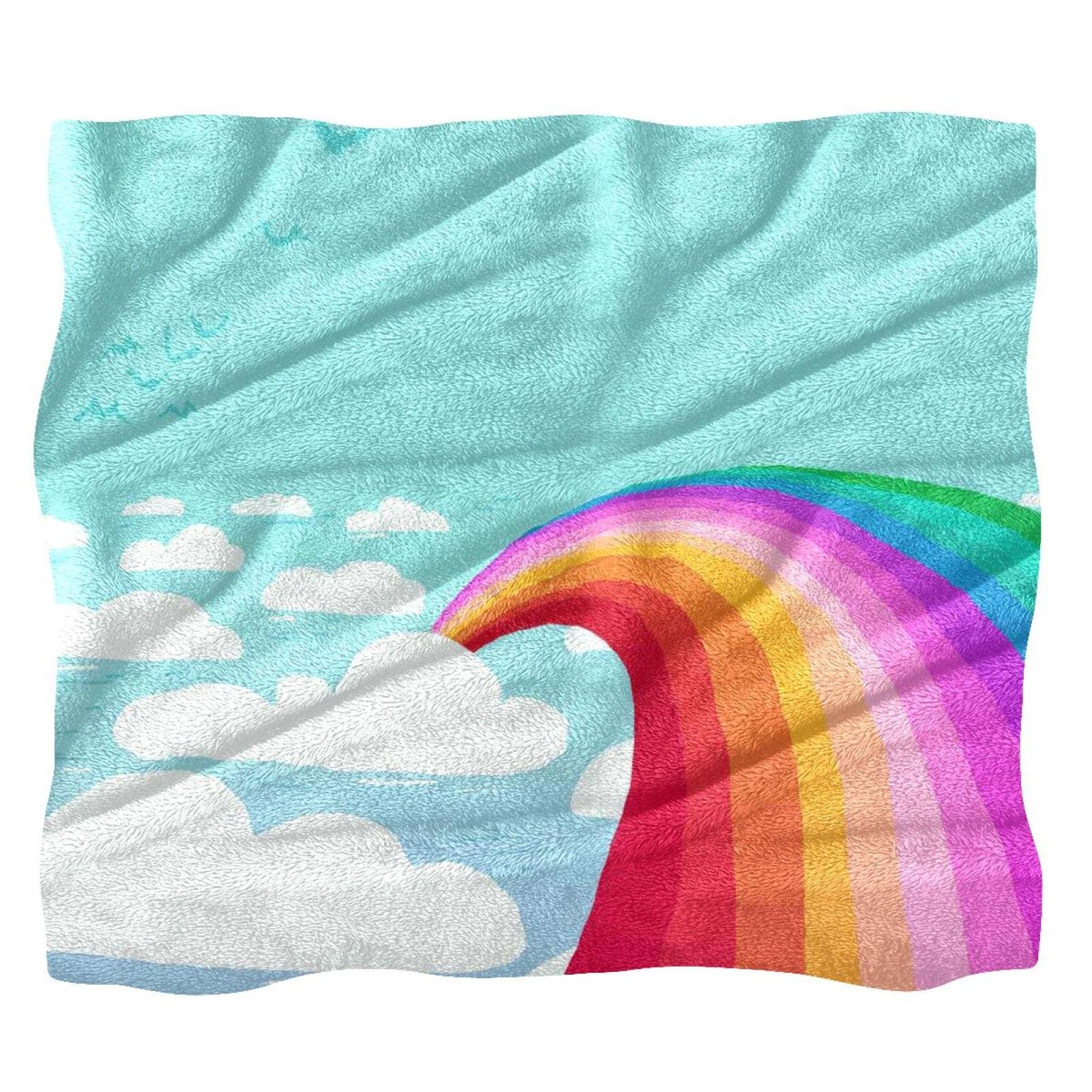 Couverture polaire douce nuages pour envelopper votre famille de tendresse