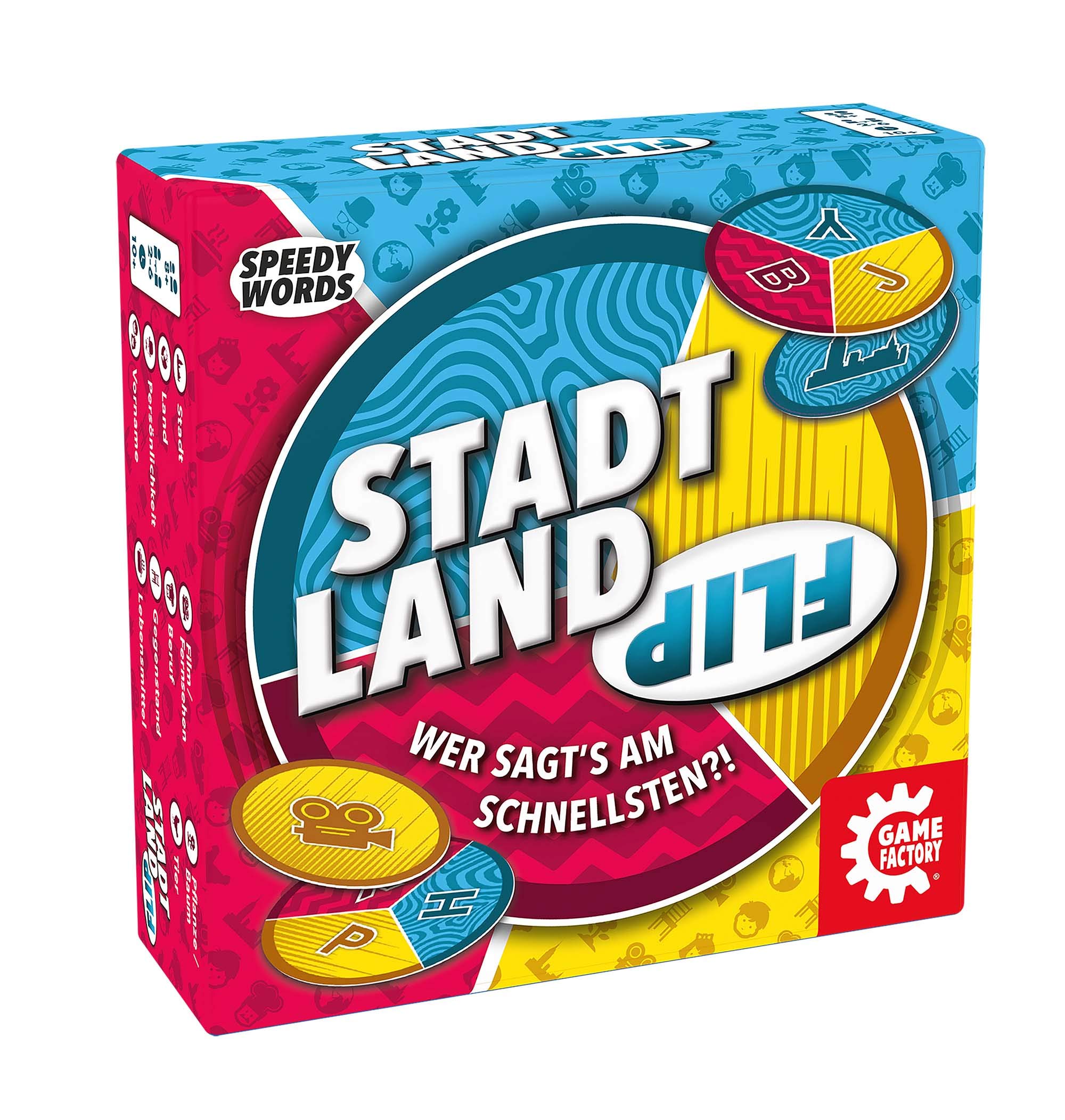 Stadt Land Flip – superschnelles Wortspiel (Neuauflage von Speedy Words)
