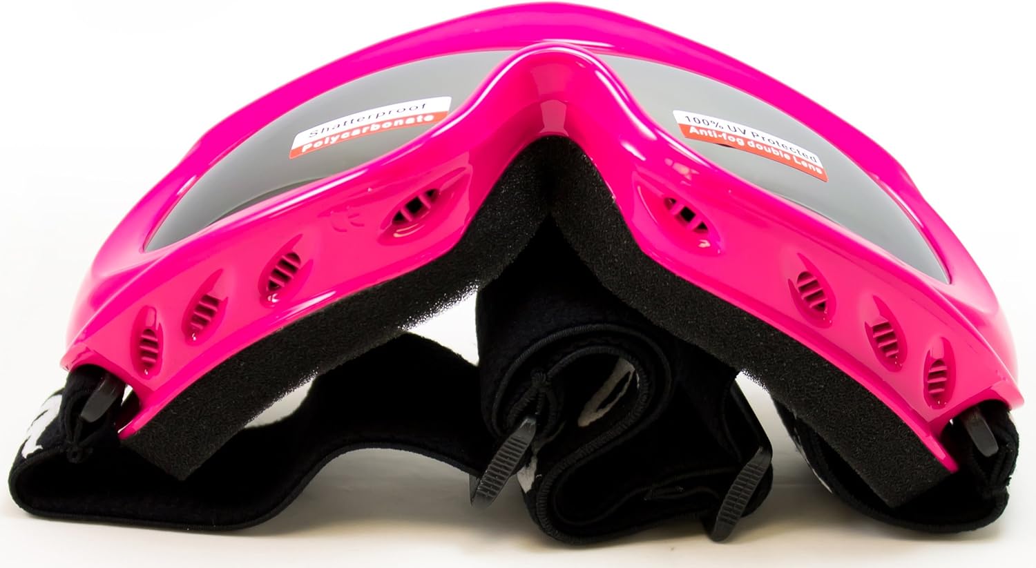 Cloud 9 Women Snow Ski Goggles in Hot Pink/Mirror