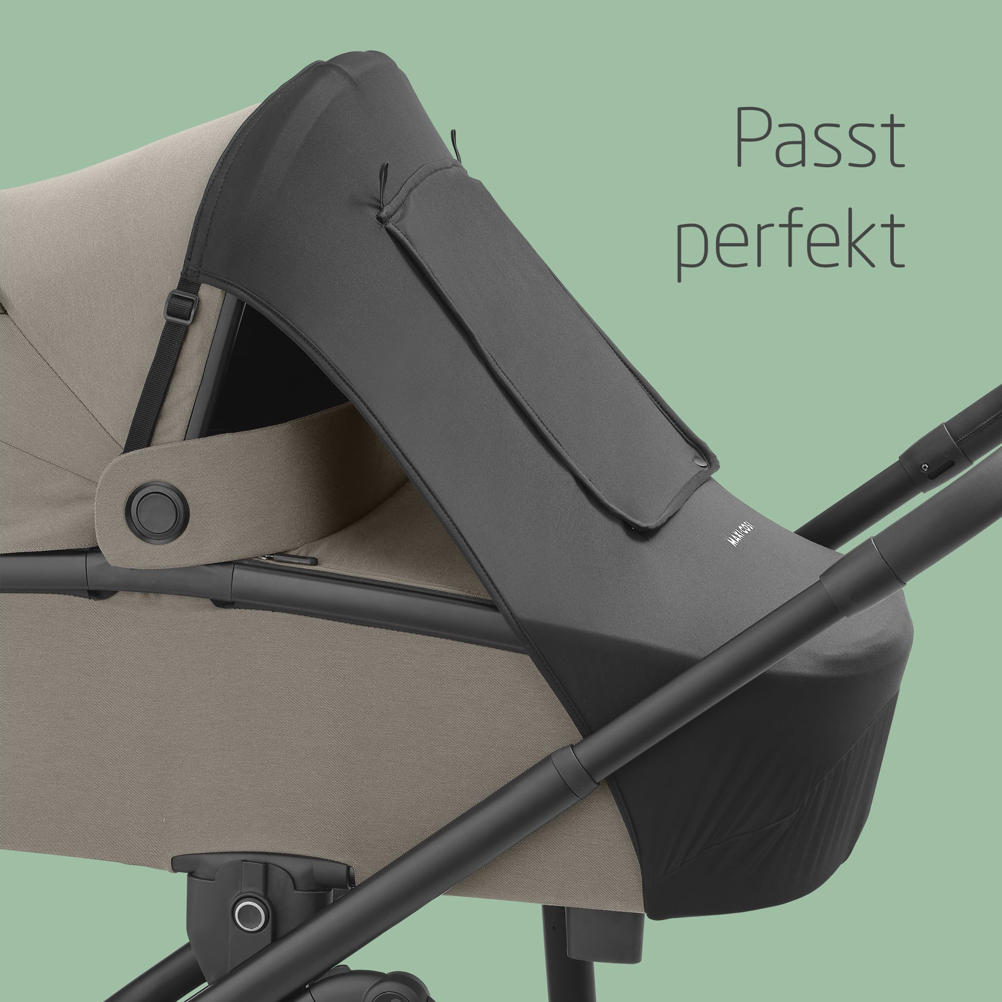 Maxi-Cosi Sonnenverdeck, USF 50+, Baby-Sonnenschutz, Schwarz