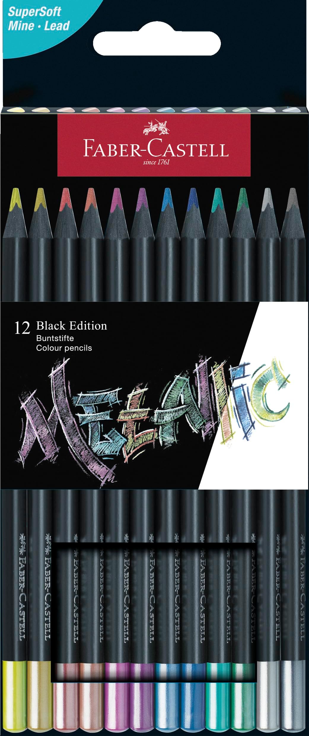 Colour Pencils Black Edition Metallic