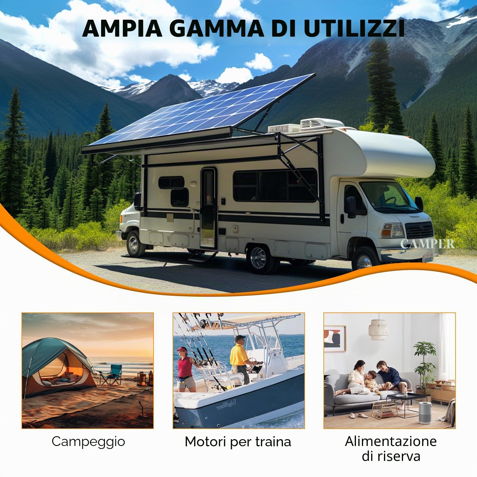 Yeagulch 24V 100Ah - Batteria al Litio LiFePO4, BMS 100A, 2560Wh | 15000 Cicli, Protezione da Basse Temperature, Ideale per Solare, Casa e Off‑Grid