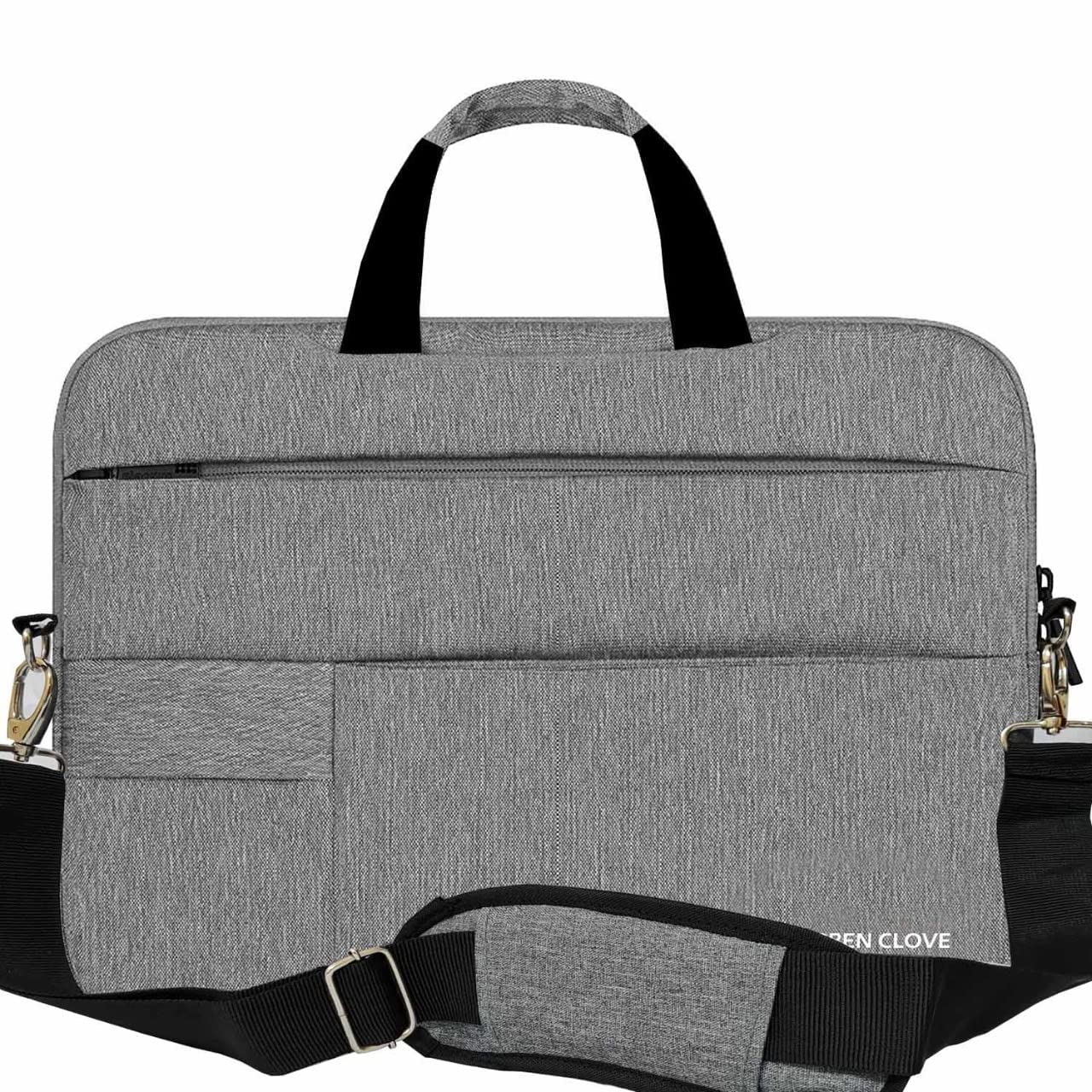 DERBEN CLOVE® Office Laptop Macbook Sleeve Side Sling Messenger Bag 15.6 for Men and Women (Grey) (B07N88PX8G) Amazon Price History, Amazon Price Tracker