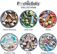 Vista 6 de PoochieBells El timbre original para orinal para perro, campanas de perro para entrenamiento de orinal y ruptura de casa de cachorros, entrena a tu