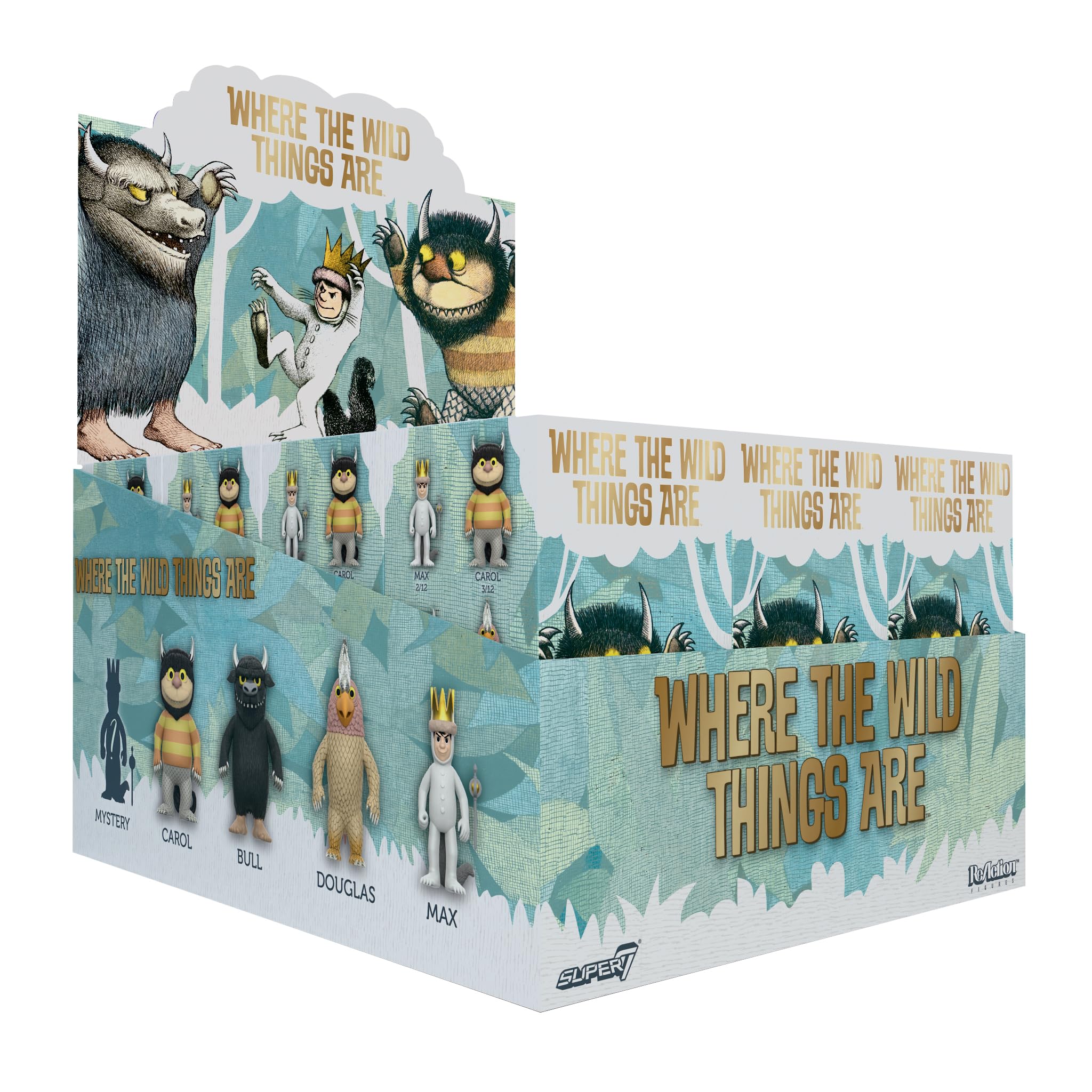 Amazon.com: Super7 Where The Wild Things are Blind Box Flat - (12