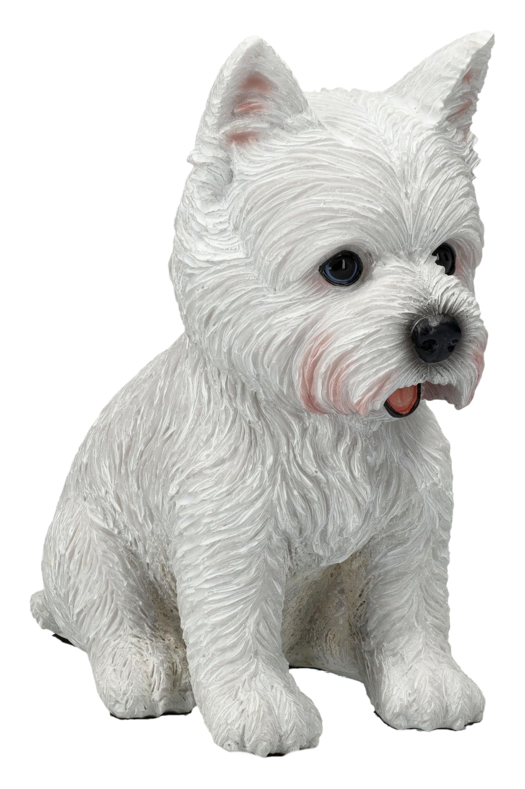 Westie - Statuetta decorativa "West Highland White Terrier Statua del Cane, figura di animale, altezza 15 cm