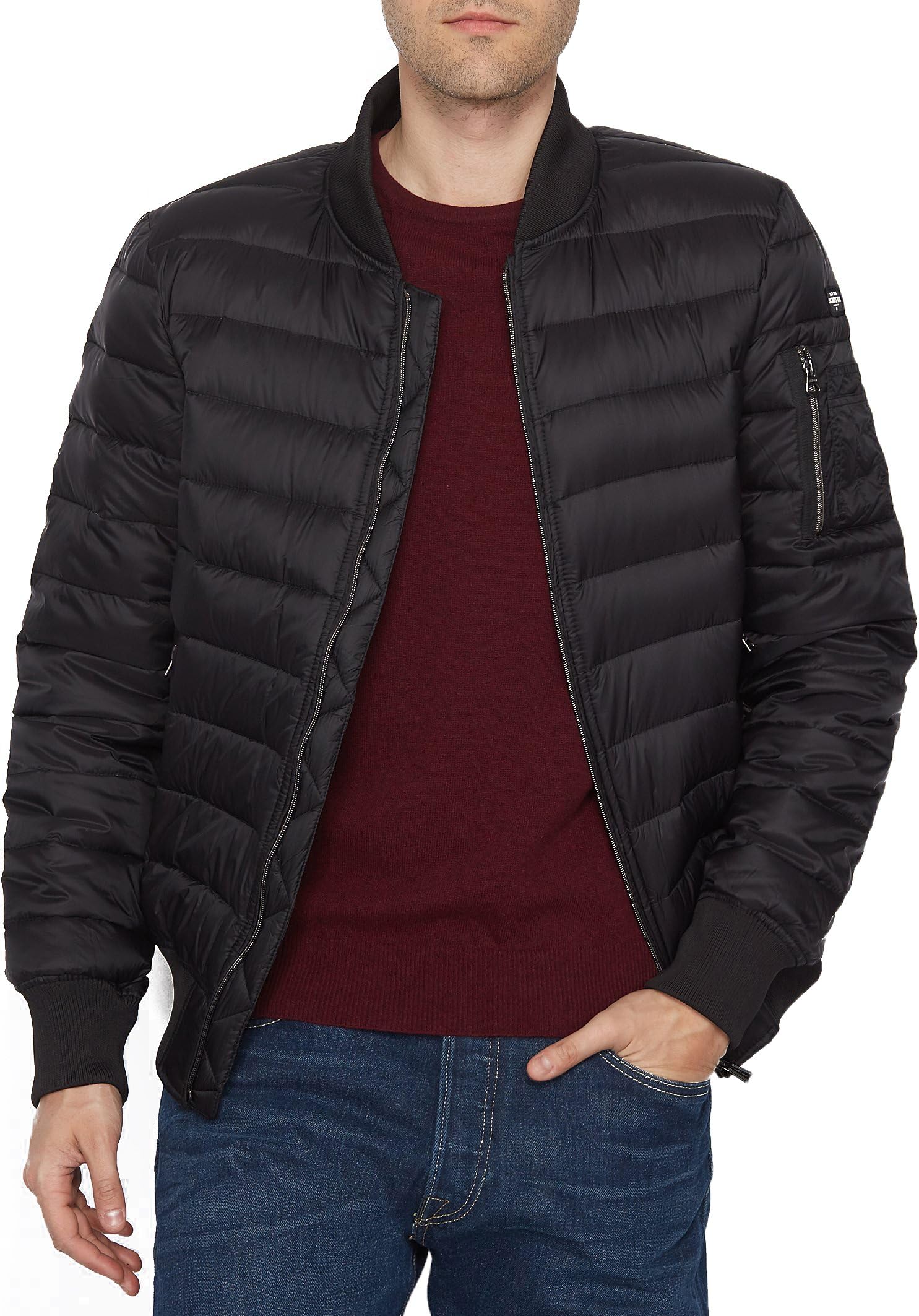 Schott Norfolk Bomber Jacket Black Size Xl