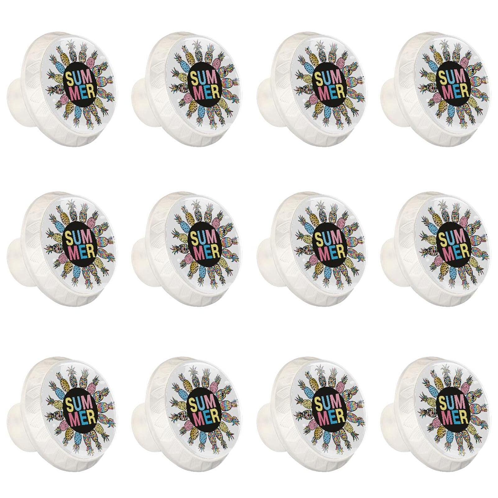 Boutons d'armoires de cuisine poignée bouton placard tiroir commode rond mignon 12x