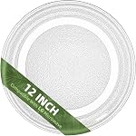10.6" Microwave Plate Replacement Compatible with GE WB48X21336 Toshiba 12570000001011, 10 5/8 Inch Microwave Glass Turntable Plate of Danby 12570000001012 12570000A25472