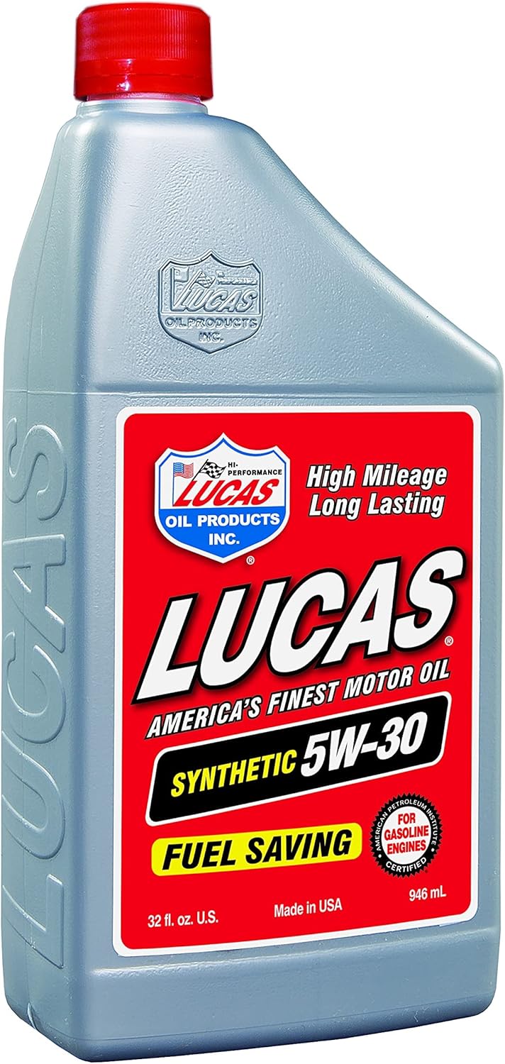 Lucas Oil 10179 Synthetic SAE 0W-30 Motor Oil - 1 Quart (Pack of 3)