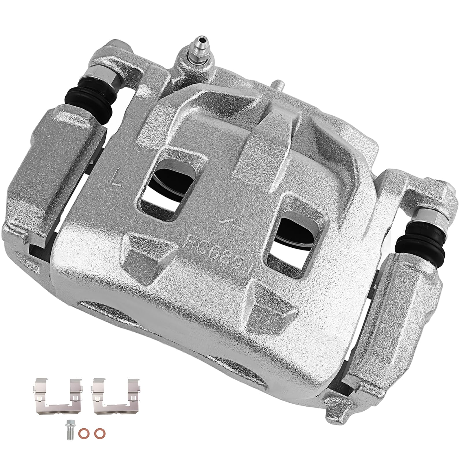 cciyu Front Left Disc Brake Caliper Assembly w/Bracket 19B3349