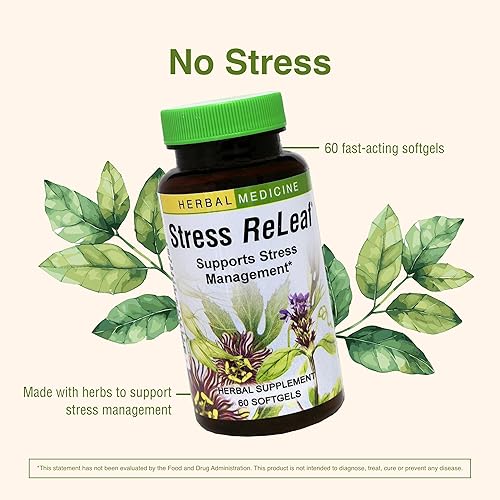 Miniatura 5 de Herbs Etc. Stress ReLeaf - Suplemento de hierbas para apoyar la relajación - Suplemento de apoyo al estrés - Sin gluten - 60 cápsulas blandas (60