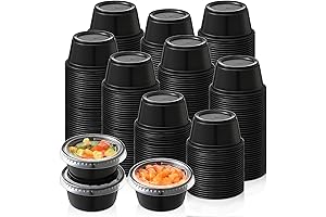 AOZITA Halloween Jello Shot Cups with Lids