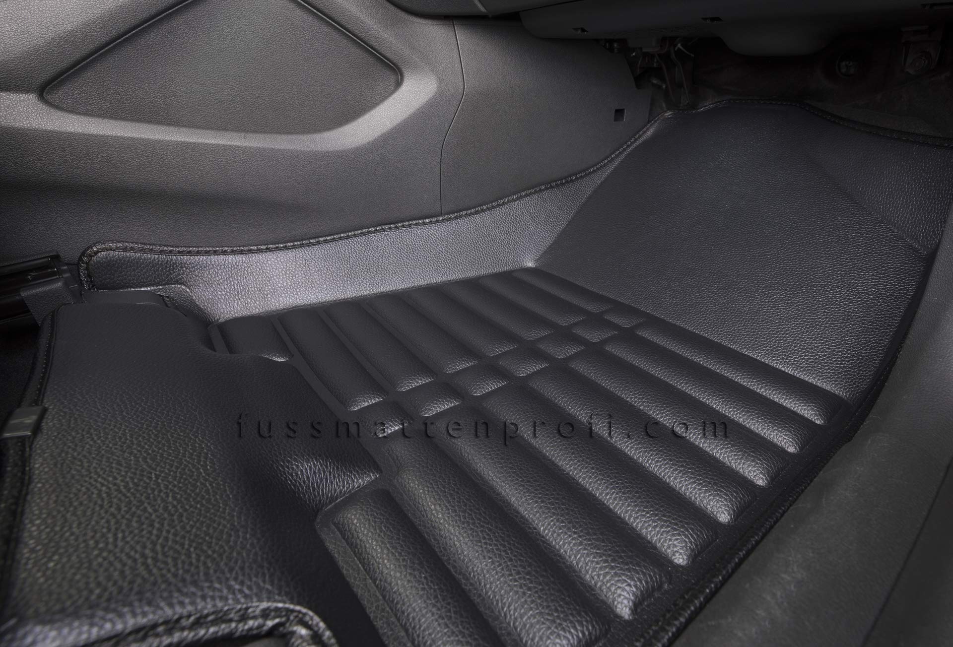 fussmatten profi Alfombrillas para Nissan Qashqai (2ª generación) J11 2014-2021 piel sintética TPE para todo tipo de climas, alfombrillas antideslizantes, alfombrillas de goma para todo tipo de climas