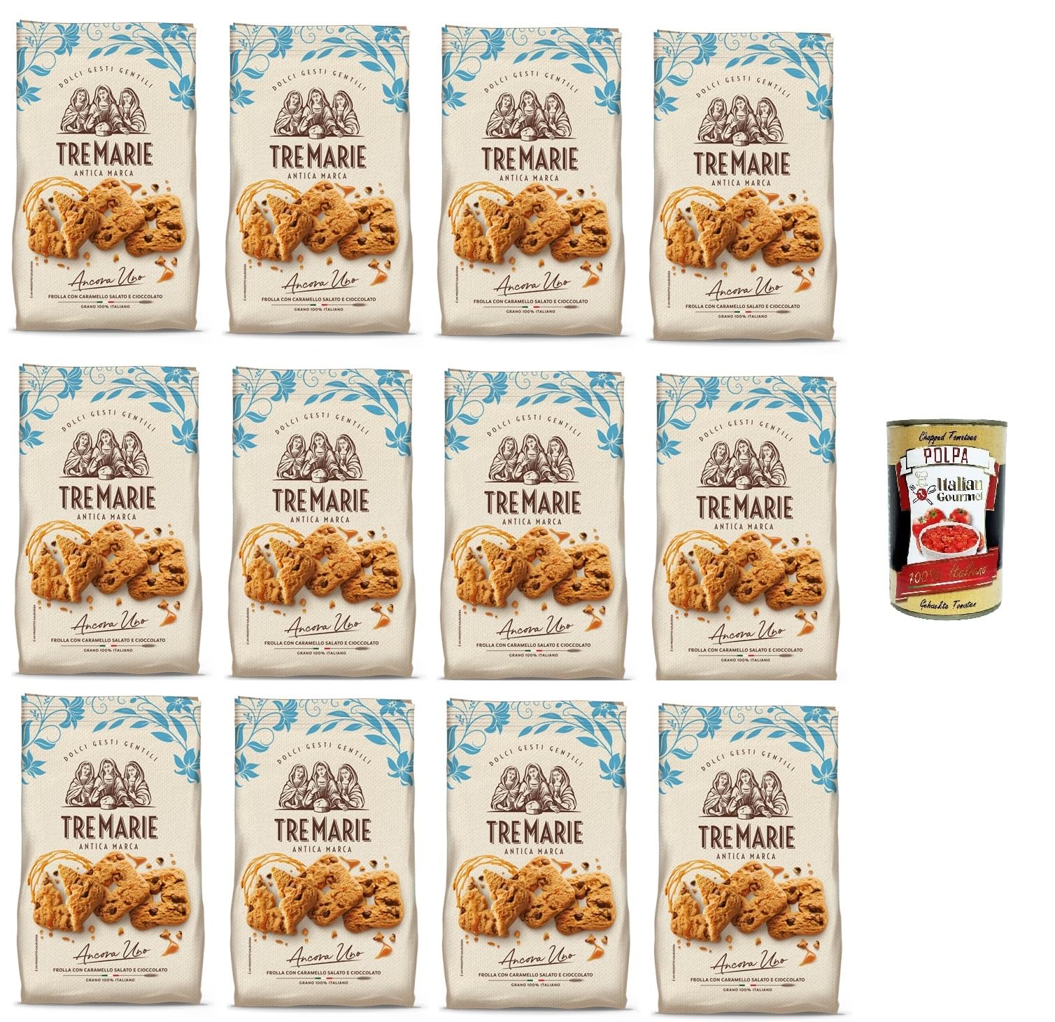 Italian Gourmet Ancora uno frollini con caramello Schoko Gebäck 12 x 315g