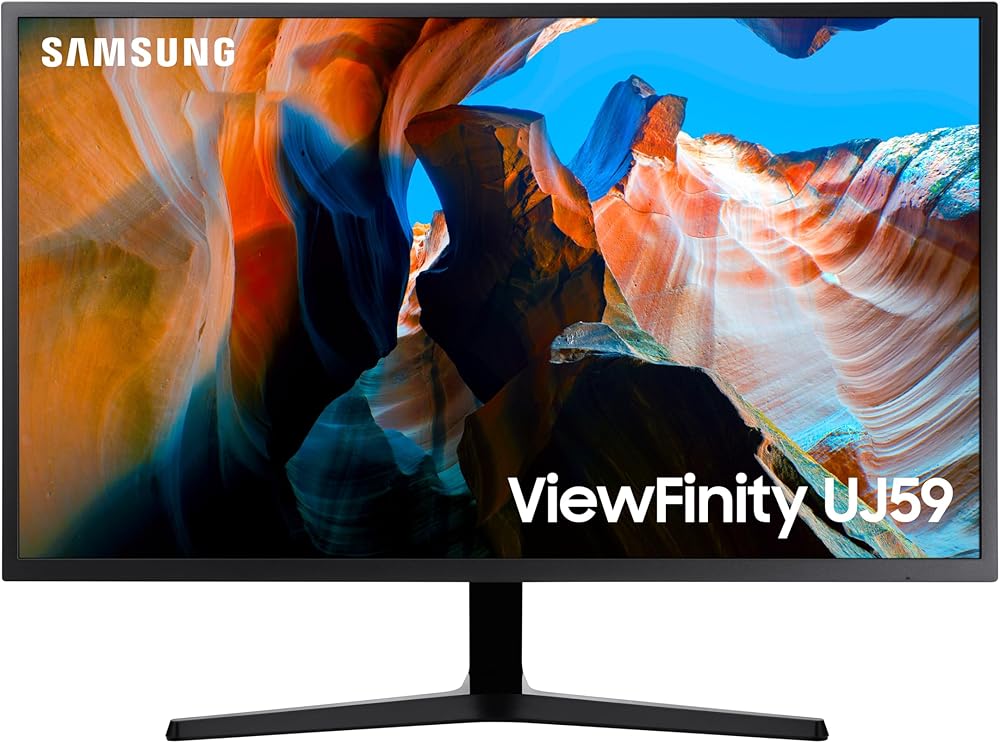 Samsung 32 inch UJ59 4k monitor - UHD, 3840 x 2160p, 60hz, 4ms, Dual monitor, laptop monitor - View 1