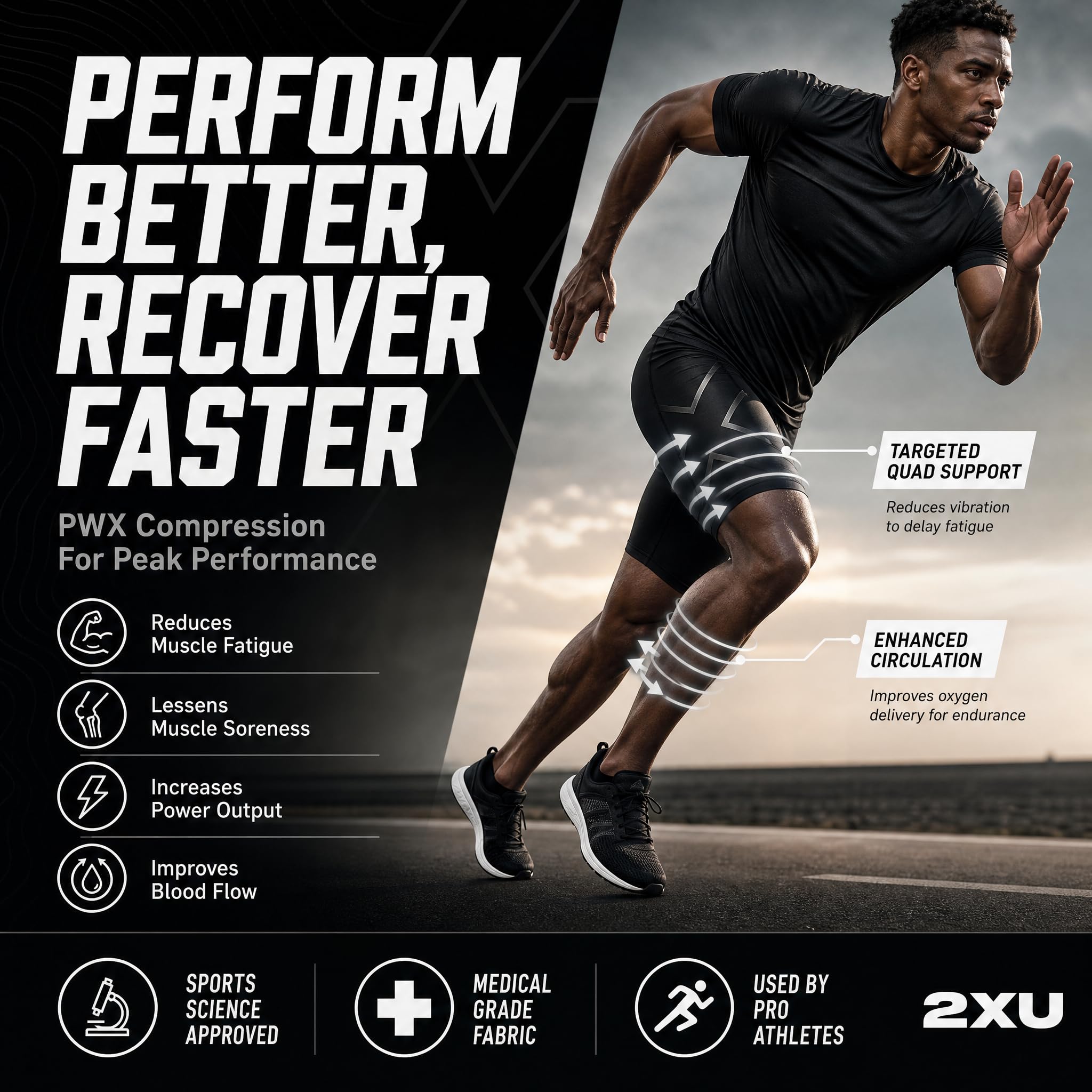 2XU Core Compression Shorts - Shorts - Short de Compression - Homme