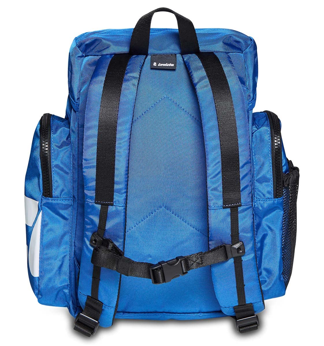 Invicta Zaino Ufficio URBAN X, Nero Arancione, Orange, Tasca porta pc fino a 14'', Lavoro, Ufficio, Tessuto ECO Material, 25L, per Uomo e Donna