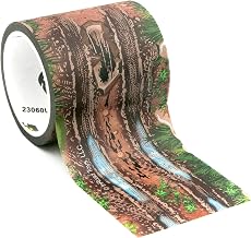 PlayTape Dirt Road Tape for Toy Cars - Sticks to Flat Surfaces, No Residue, 2 in. x 30 ft. Roll