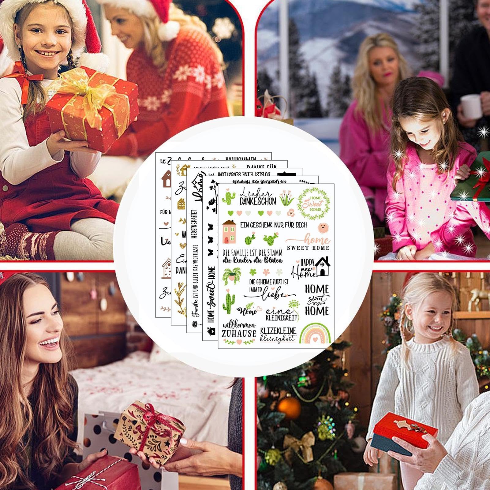 Autocollant De Noël Père Noël Autocollants De Noël Père Noël Imprimer