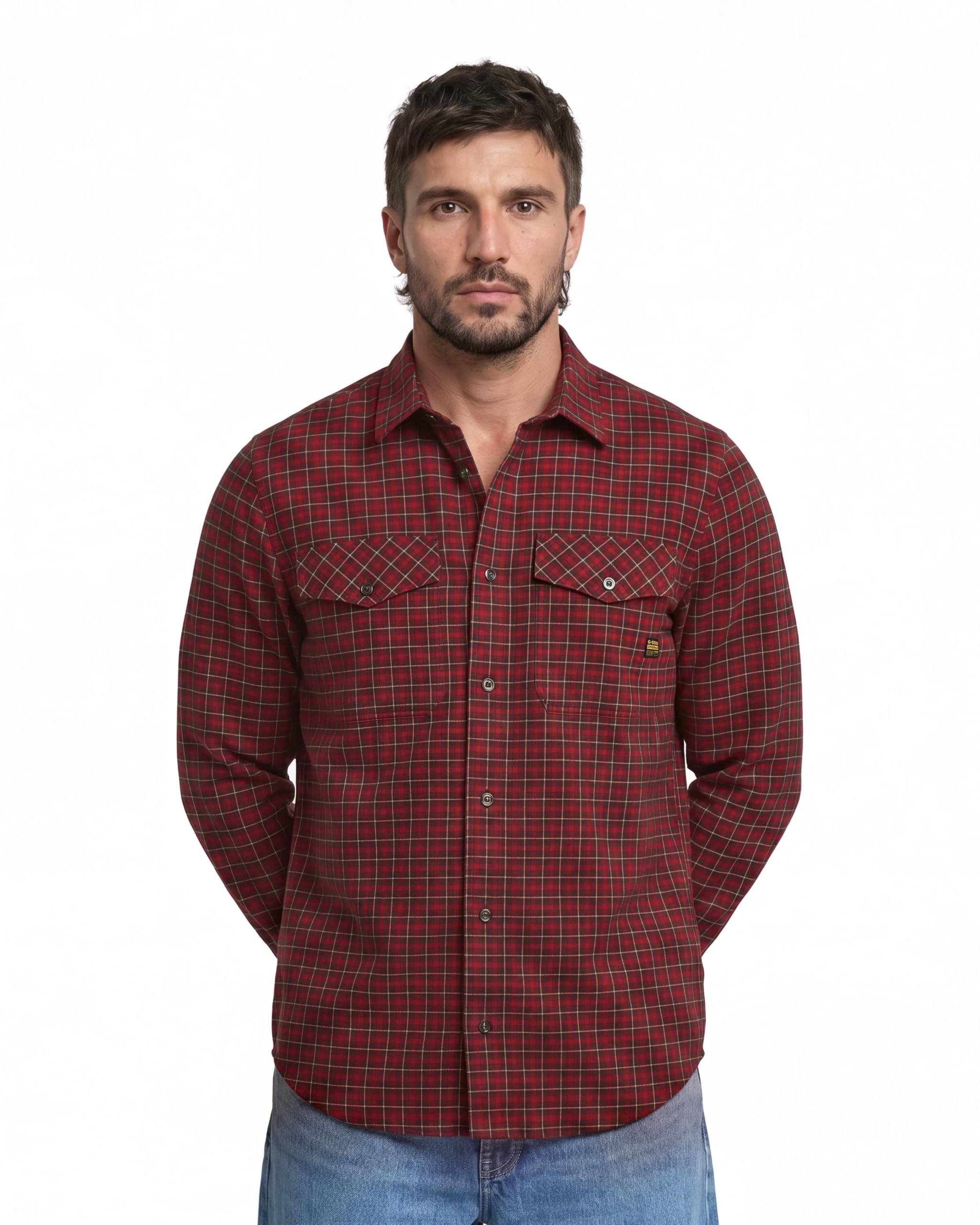 Marine Slim Long Sleeve Hemd