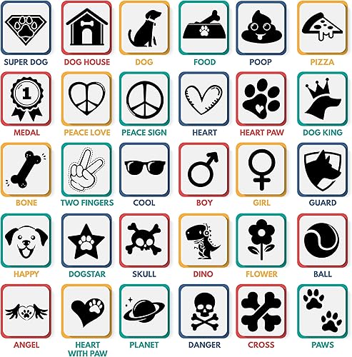 Miniatura 2 de Etiqueta para perro grabada para mascotas, etiquetas de identificación de silicona duraderas y silenciosas con 6 líneas de texto grabadas