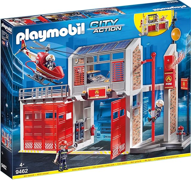 PLAYMOBIL City Action 9462 Duża Remiza Strażacka, od 4 Lat