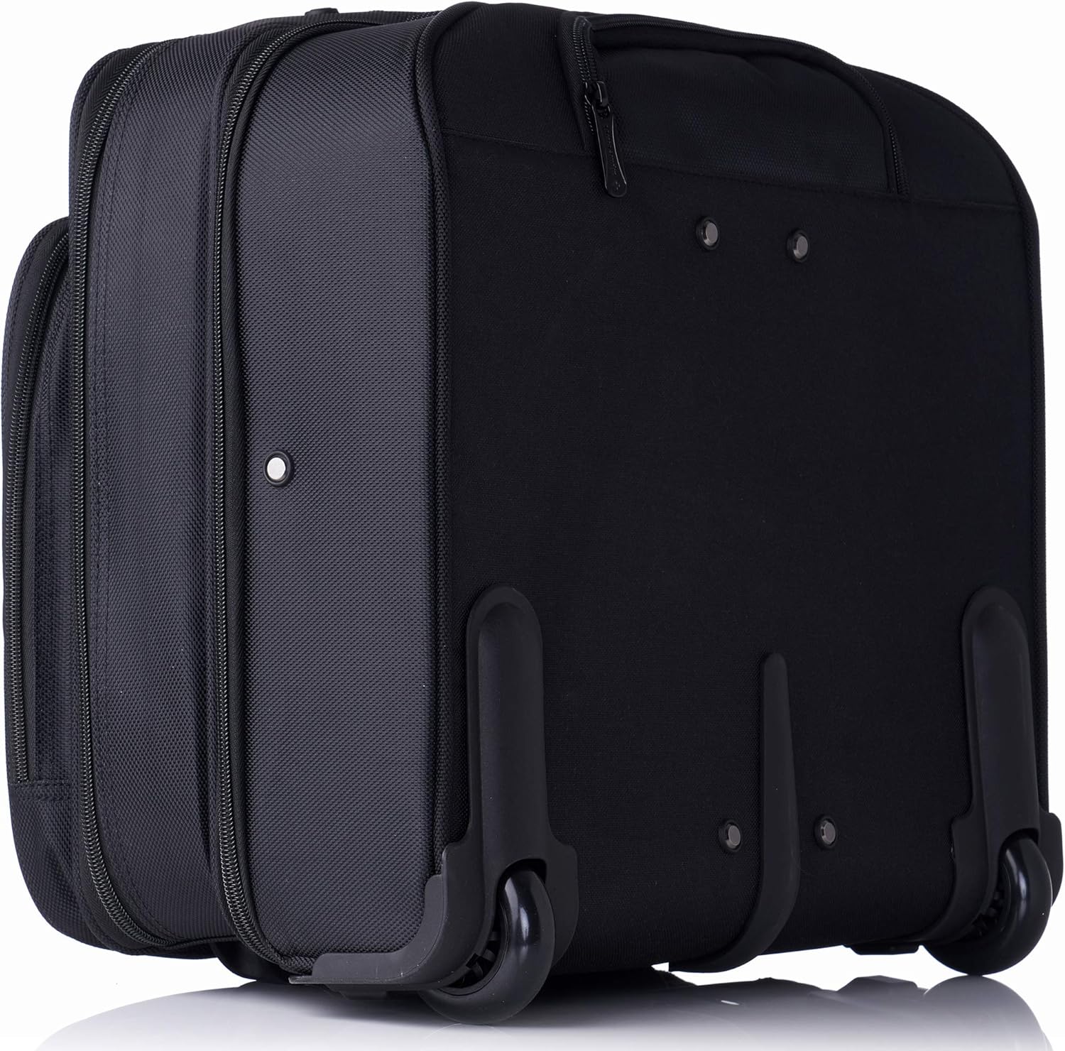 Alpine Swiss Rolling Laptop Briefcase Wheeled Overnight Carry on Bag Up to 15.6 Inches Notebook - Carries Legal Size Files