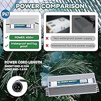 Vista 3 de Mxmoonant Mist Maker 12 Head Ultrasonic Mister Pond Fogger 8400ml/H Humidifier w/400W Power Supply, Float, Replacement Discs for Water Fountain