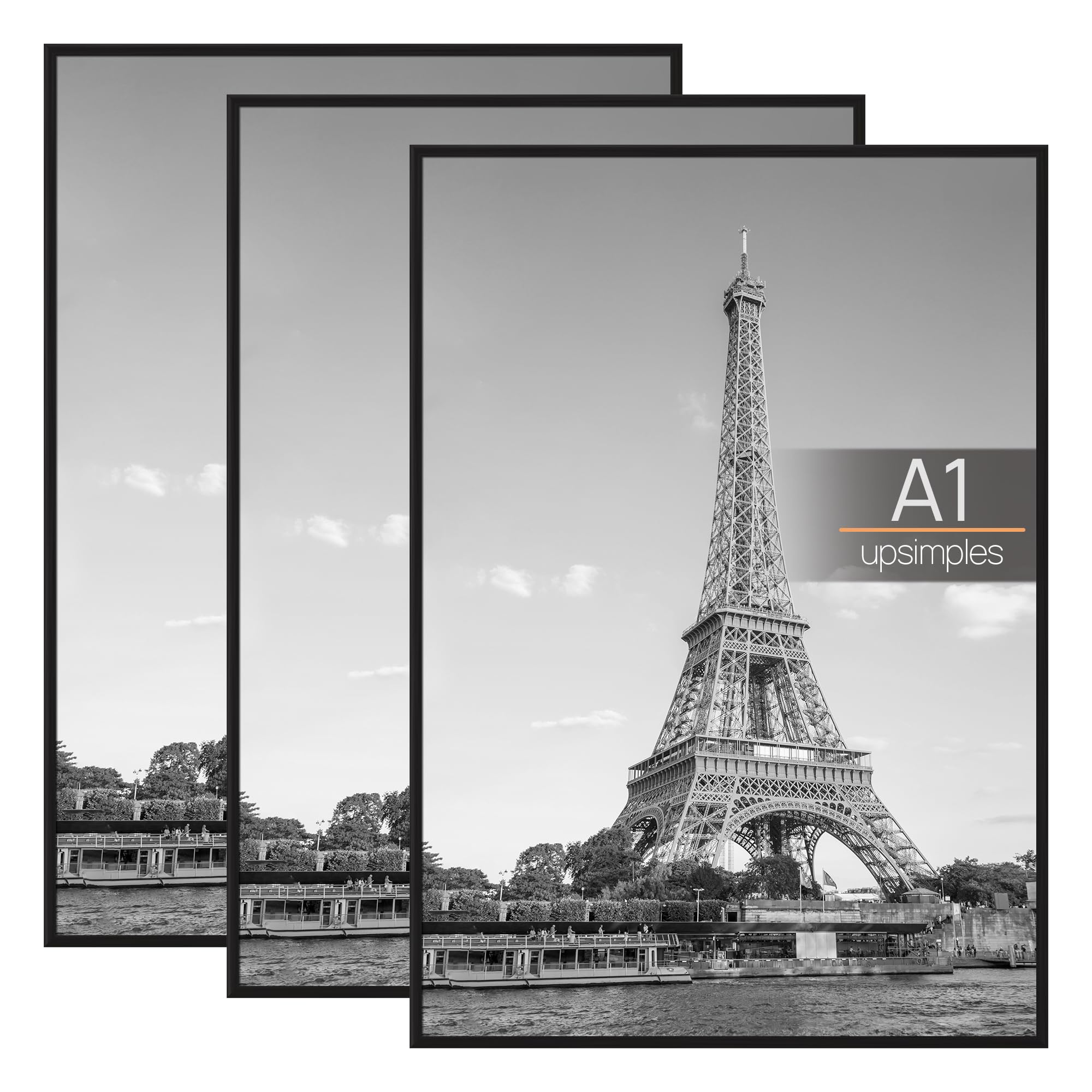 upsimples 3 Pack A1 Picture Frame, Black A1 Picture Frame โ image 1