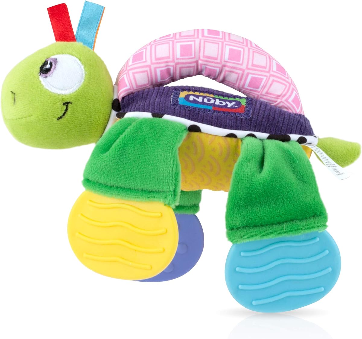 Nuby Nuby Floppers Plush Teether - Turtle
