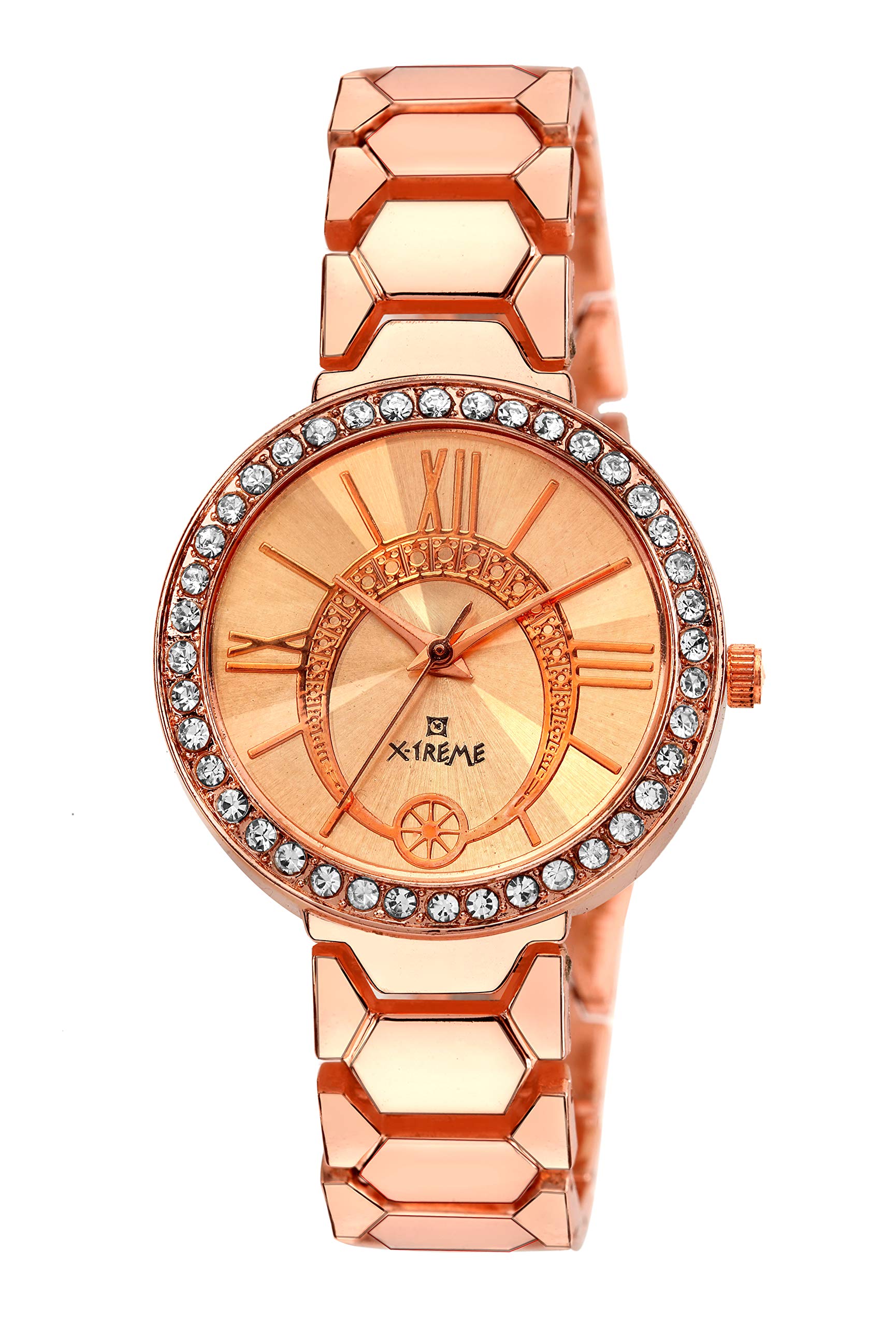 Xtreme Round Rose Gold Dial Water Resistant Watch for Women (XM-LR525-RGRG) (B08CSG6MZR) Amazon Price History, Amazon Price Tracker