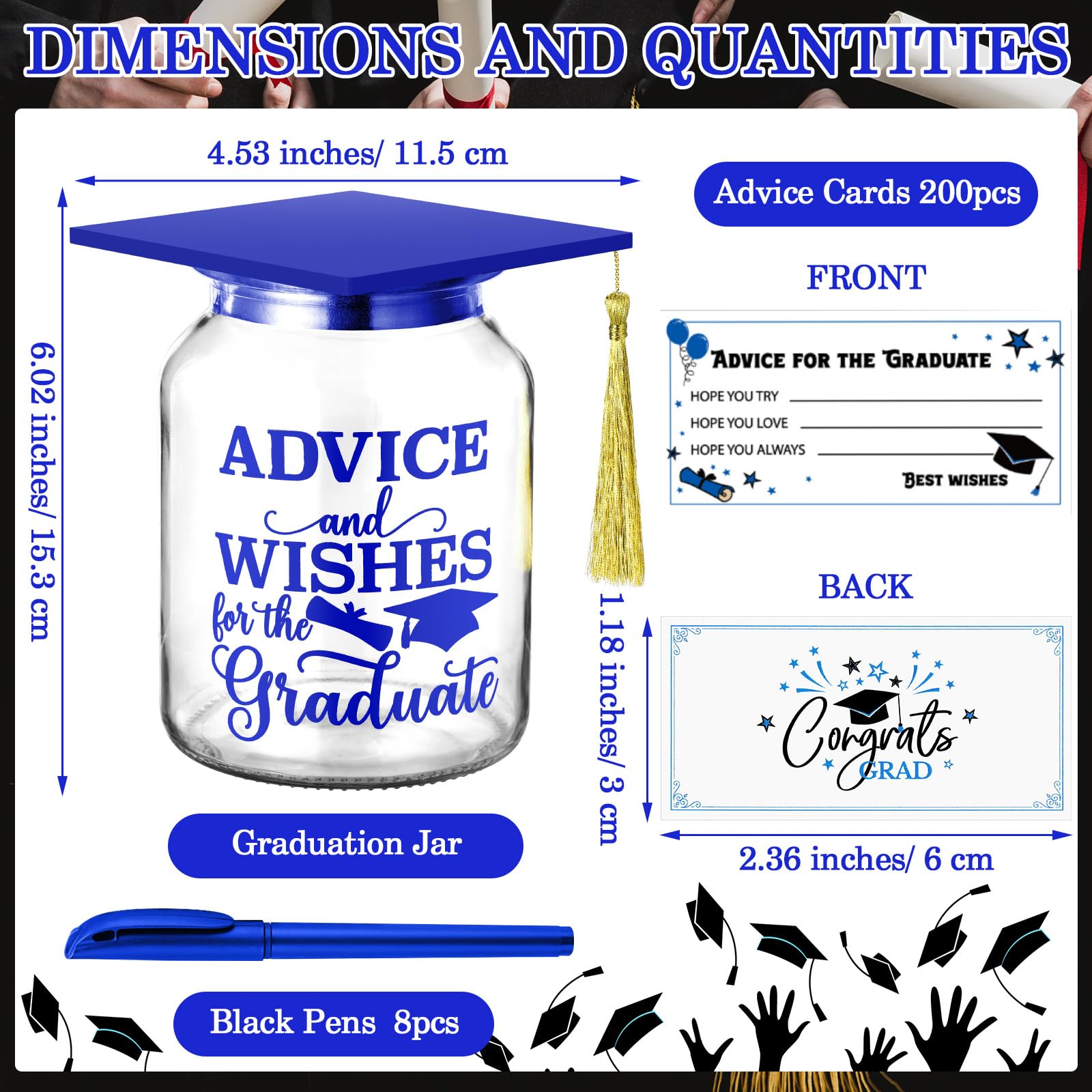 Graduation Gift | Congratulations or Custom Wishes, image size:1600x1600